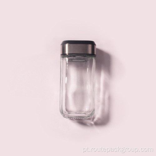 Jarros de tempero de vidro vazio de alta qualidade-120ml/3,9oz